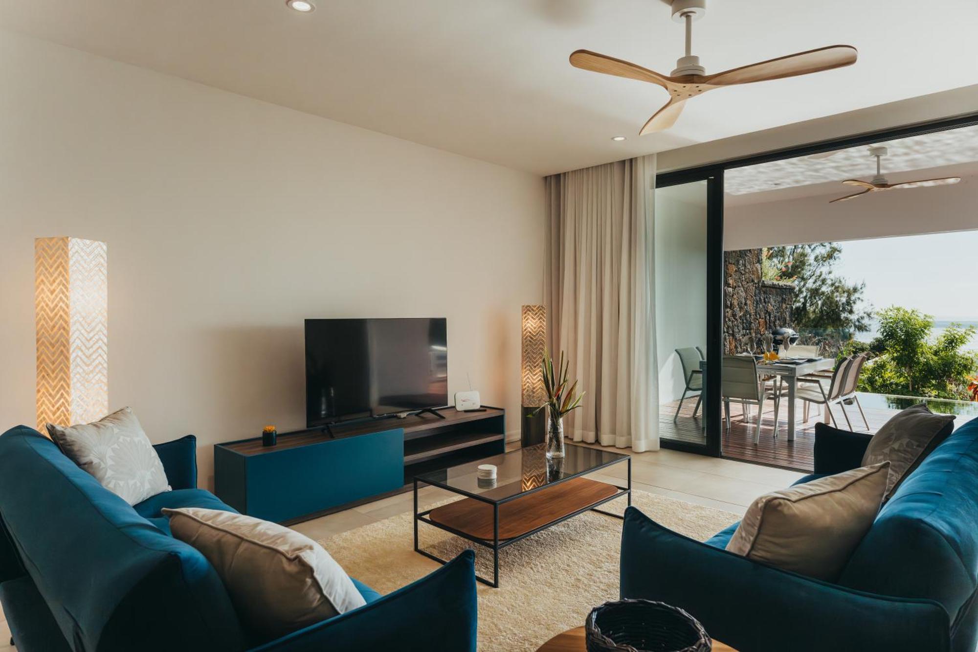 Appartement De Luxe Piscine Et Vue Mer Riviere Noire Bagian luar foto
